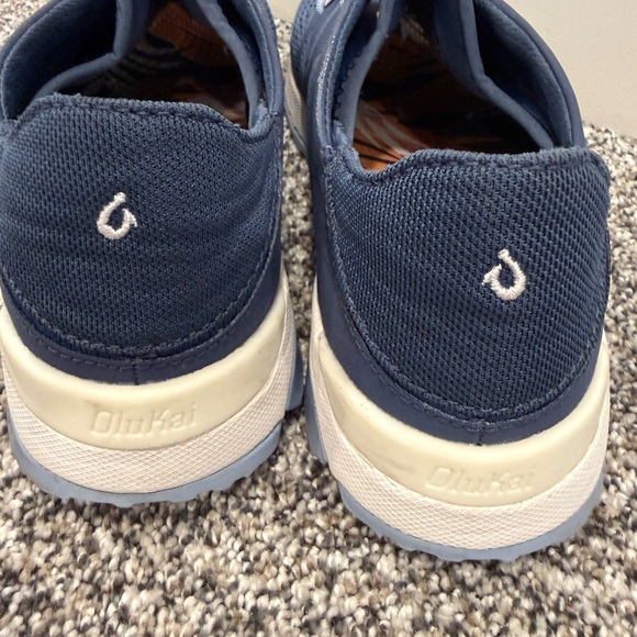 OluKai Huai Slip On Active Deep Blue Gray Activewear Sneaker Shoes Size 9.5 - Picture 4 of 9
